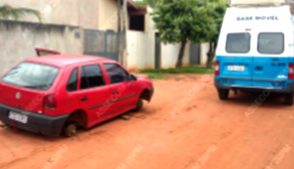 PM recupera veículo furtado no bairro Jardim Alvorada 