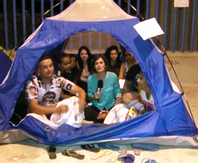 Fãs de Justin Bieber acampam desde já para show no Rio apenas em março