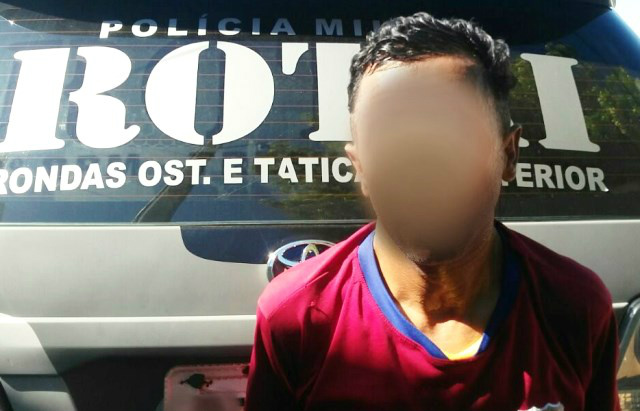 Após tentativa de furto, homem com mandado de prisão em aberto é preso pela PM 