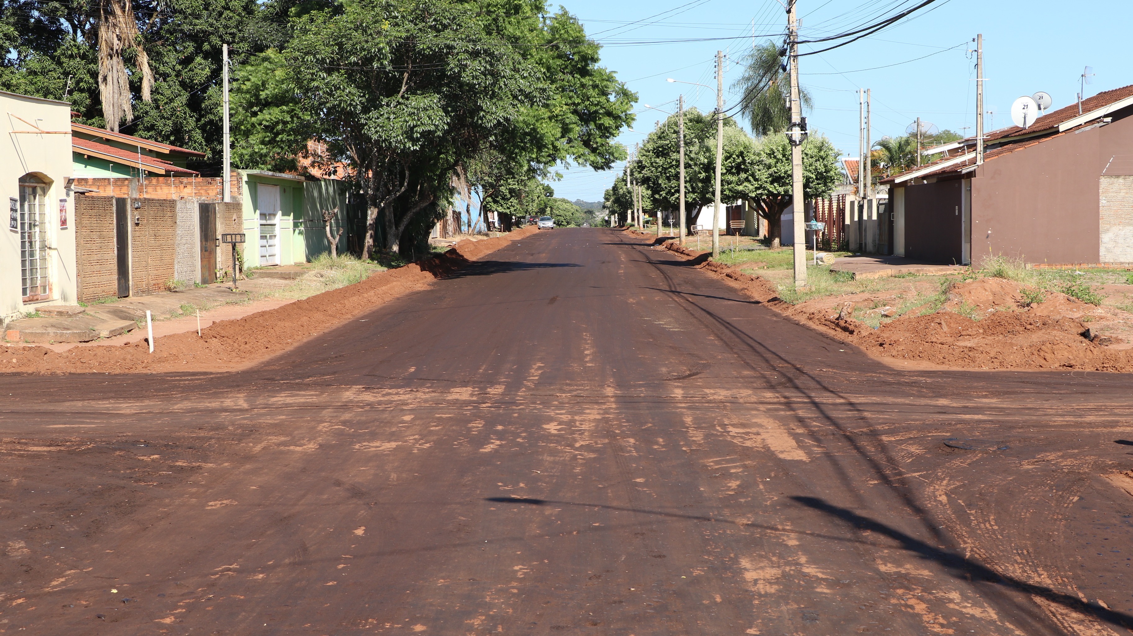 Rua Manoel Pedro de Campos está com obras avançadas e receberá asfalto em breve