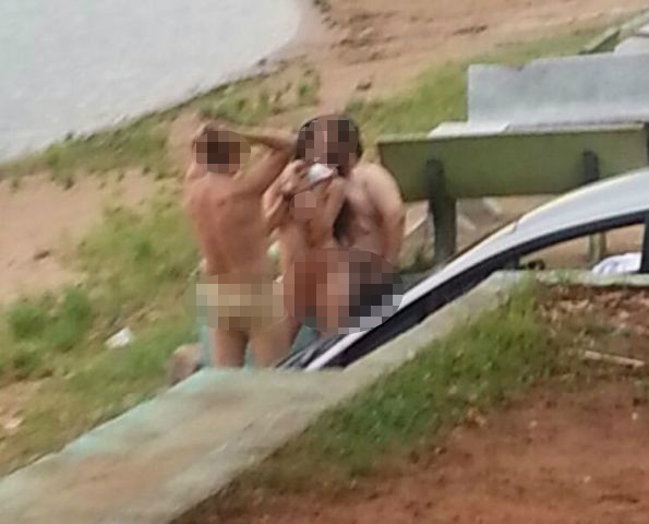 Cenas de sexo, consumo de drogas e álcool são gravadas na “prainha” de Jupiá Cenas de sexo, consumo de drogas e álcool são gravadas na “prainha” de Jupiá