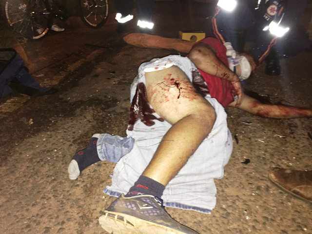 Acidente na BR-262 resulta em múltiplas fraturas em motociclista Acidente na BR-262 resulta em múltiplas fraturas em motociclista