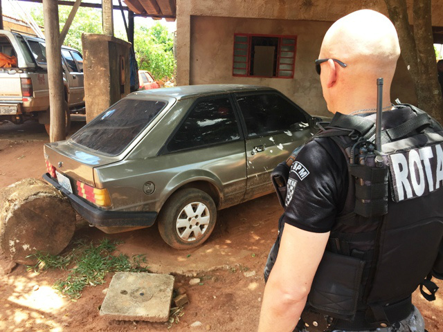 Rotai encontra veículo roubado em oficina mecânica no São Carlos 
