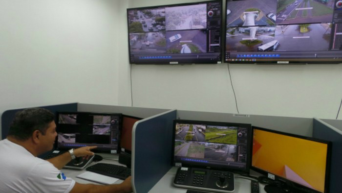 Das 35 câmeras de monitoramento apenas seis funcionam em Três Lagoas