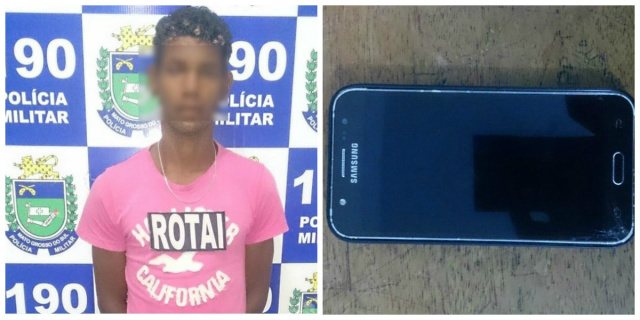 PM de Três Lagoas prende jovem por receptação de celular furtado