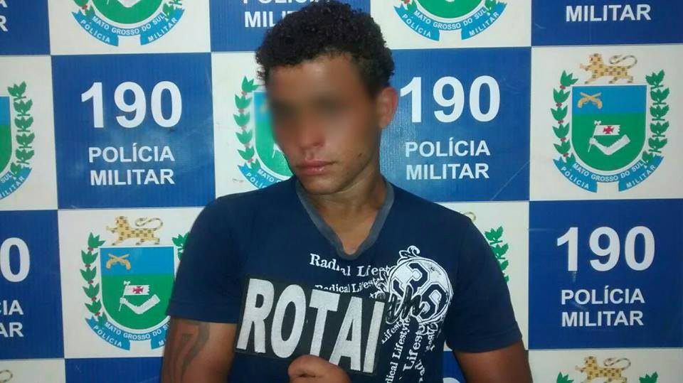 Depois de praticar roubo, foragido é preso pela ROTAI Depois de praticar roubo, foragido é preso pela ROTAI