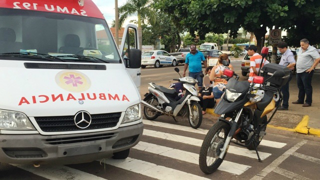 Mais uma gestante sofre acidente com moto em Três Lagoas 