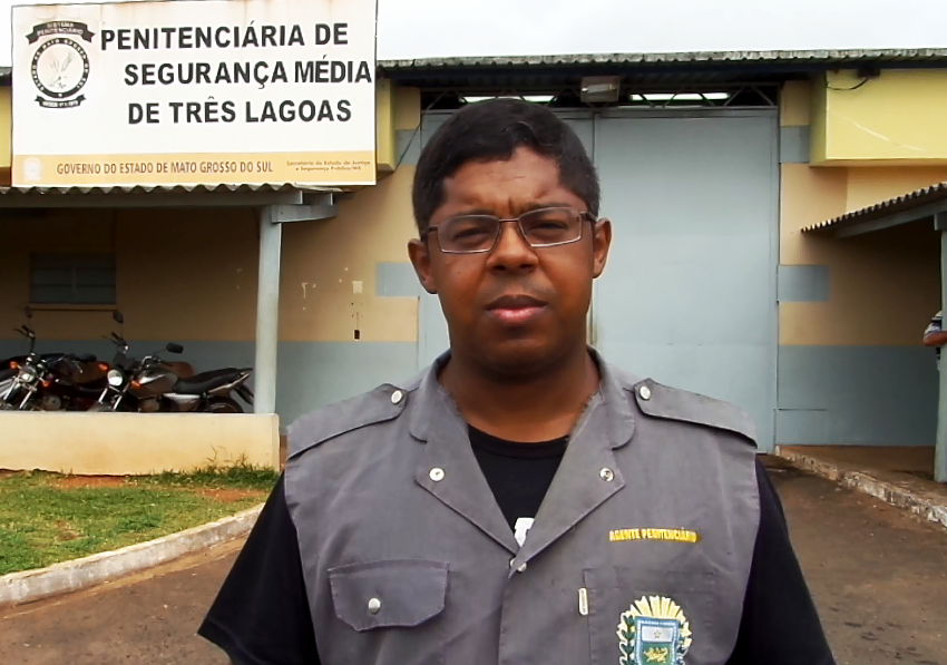 Agentes penitenciários de Três Lagoas protestam e pedem mais segurança