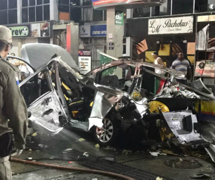 Explosão de veículo durante abastecimento em posto mata mulher em São Gonçalo