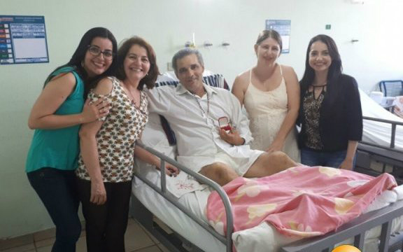 Acidente 2 dias antes do sim fez casamento ser transferido para o hospital Acidente 2 dias antes do sim fez casamento ser transferido para o hospital