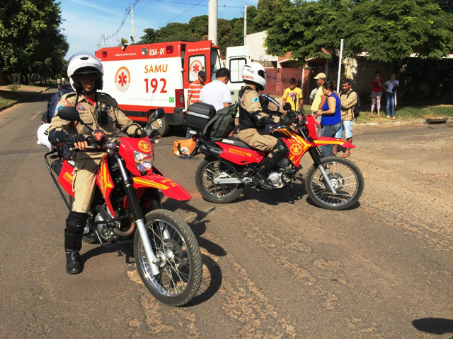 Acidente no bairro Santa Terezinha deixa duas mulheres feridas 