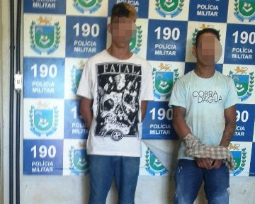 “Aviões do tráfico” são levados para a DEPAC ao serem flagrados com drogas 