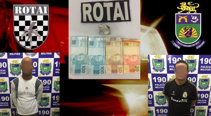 Rotai prende traficantes em abordagem no Jardim Alvorada