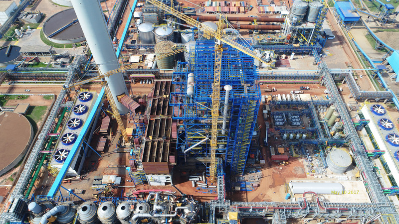 Teste na caldeira de recuperação marca avanço na 2ª  fábrica da Fibria