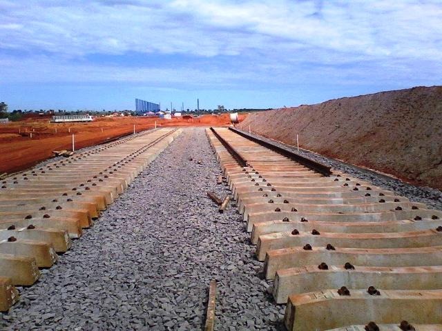 Fibria avança com obras do terminal intermodal em Aparecida do Taboado 