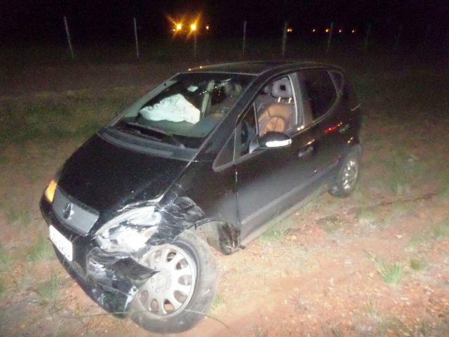 Acidente na estrada do balneário municipal mobiliza bombeiros 