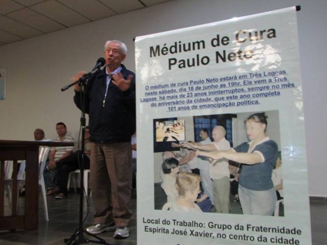 Médium de Cura Paulo Neto estará no dia 03 em Três Lagoas Médium de Cura Paulo Neto estará no dia 03 em Três Lagoas