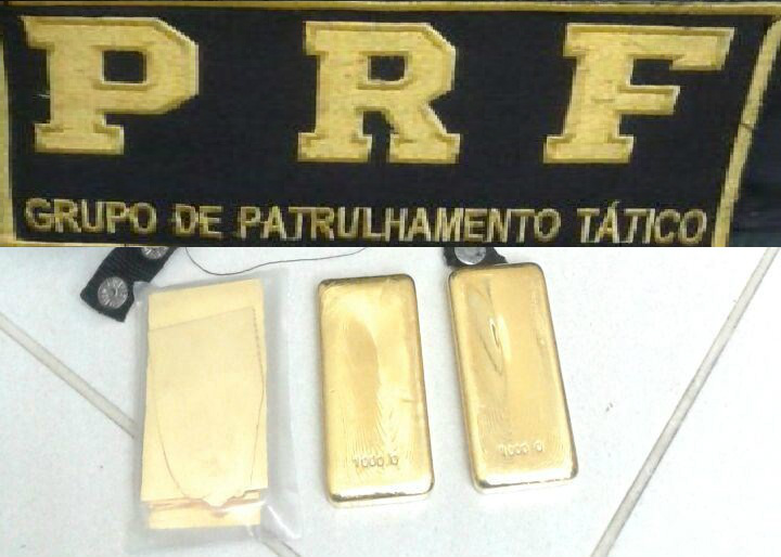 Mineiro é detido na BR-262 com barras de ouro sem procedência 