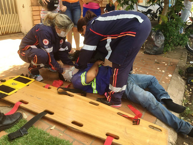 Acidente envolvendo três veículos deixa uma pessoa ferida ao lado da Rodoviária 