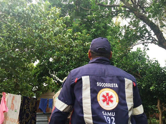 Homem de 35 anos comete suicídio em árvore de residência no Jardim Caçula Homem de 35 anos comete suicídio em árvore de residência no Jardim Caçula