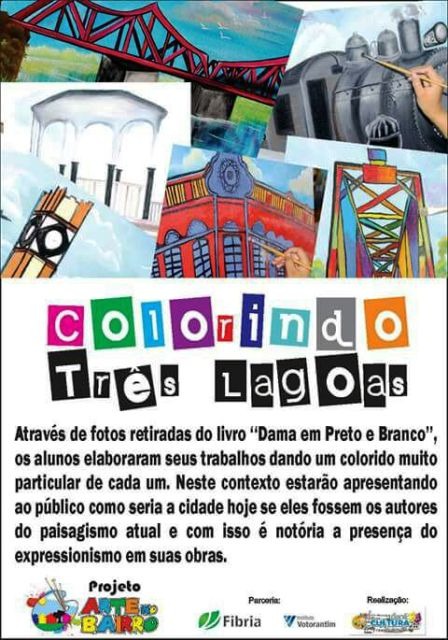 Exposição “Colorindo Três Lagoas” acontece nesta 4º feira na Biblioteca Municipal 