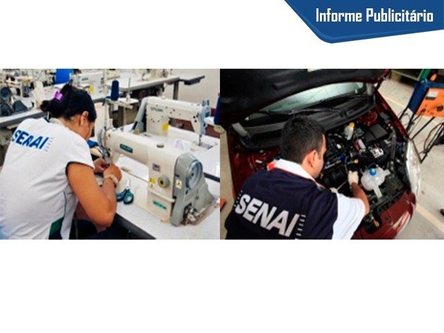 Senai está com inscrições abertas para 19 cursos de qualificação Senai está com inscrições abertas para 19 cursos de qualificação