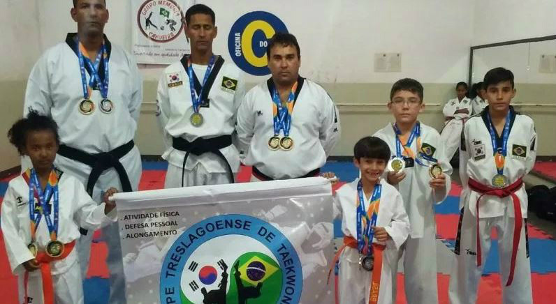 Equipe três-lagoense de taekwondo conquista 13 medalhas em campeonato nacional