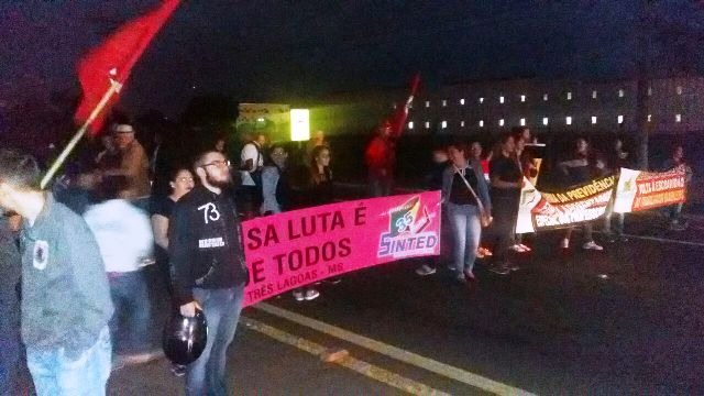 Paralisação Geral, movimentos sindicais “fecham” principais rodovias de Três Lagoas Paralisação Geral, movimentos sindicais “fecham” principais rodovias de Três Lagoas