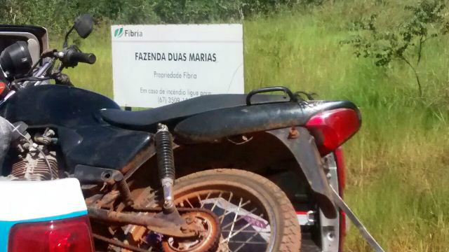 Após denuncia de furtos em fazenda, Patrulha Rural apreende moto com restrições Após denuncia de furtos em fazenda, Patrulha Rural apreende moto com restrições
