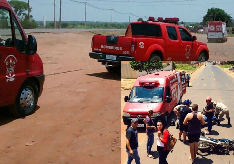 Ambulância dos bombeiros “quebra” com marceneiro acidentado 