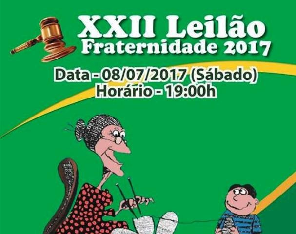 22º Leilão Fraternidade acontece neste sábado em Três Lagoas 22º Leilão Fraternidade acontece neste sábado em Três Lagoas