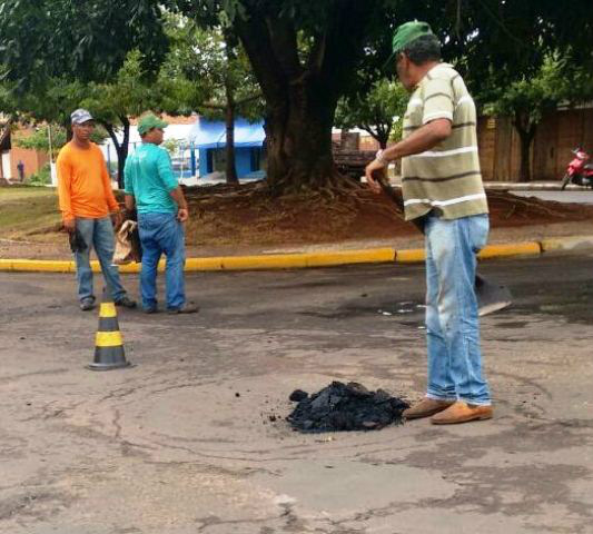 Leitor registra a qualidade nos serviços de “tapa buracos” de Três Lagoas 