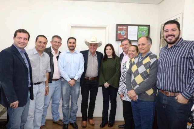 Guerreiro encontra Simone e Eduardo e trata de desenvolvimento de Três Lagoas