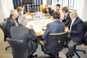 Em Campo Grande, Prefeito de Três Lagoas busca viabilizar projeto do Porto Seco