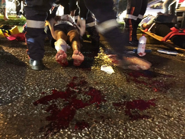 Acidente interdita avenida em pleno horário de “pico”