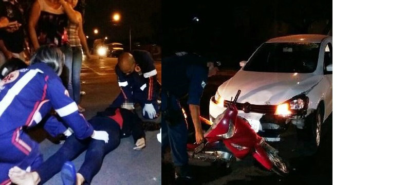 Acidentes simultâneos “marcam” o início da noite em Três Lagoas
