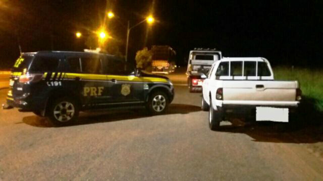 Motorista de L-200 é preso pela Polícia Rodoviária Federal de Três Lagoas 