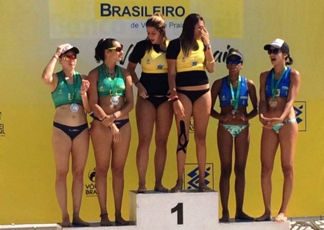 Se destacando mais uma vez, Vôlei de Praia feminino fica em terceiro no Rio