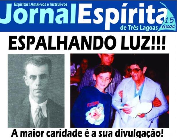 Jornal Espírita de Três  Lagoas completa 15 anos de circulação ininterrupta