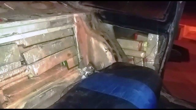 PRF apreende drogas em estacionamento de hotel em Água Clara