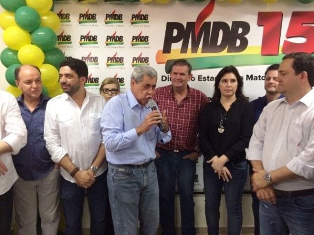 Deputado Eduardo Rocha prestigia convenção do PMDB em Campo Grande