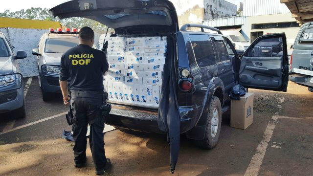 Pajero com placas de Três Lagoas é apreendida pelo DOF 