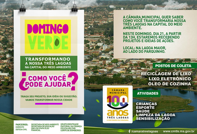 Câmara promove ação parlamentar e de conscientização na Lagoa Maior Câmara promove ação parlamentar e de conscientização na Lagoa Maior