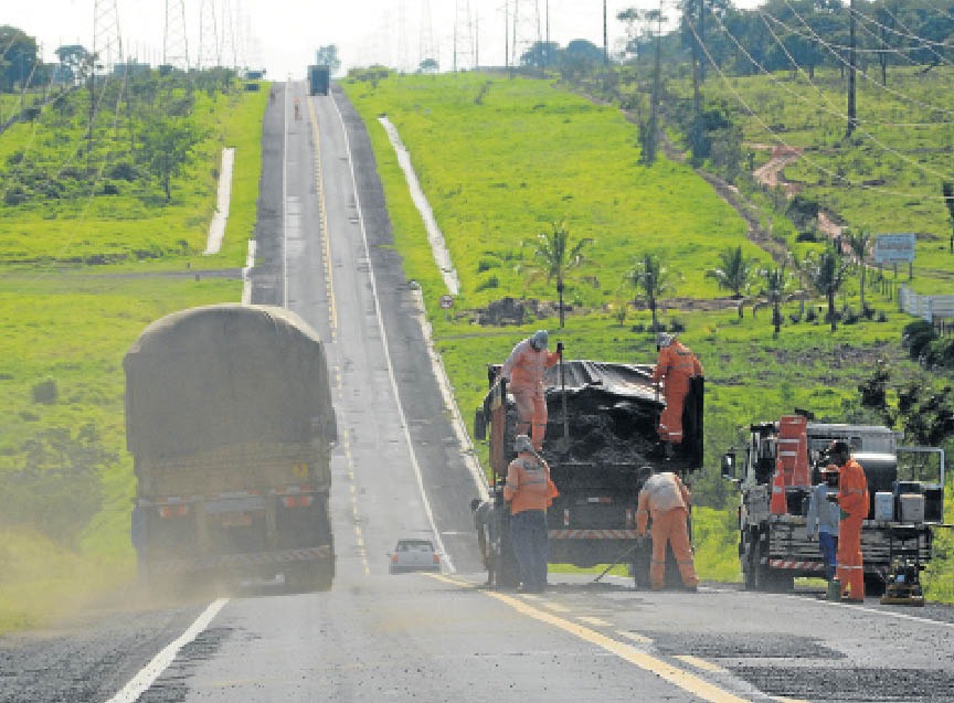 Dnit vai restaurar  189 quilômetros da BR-262