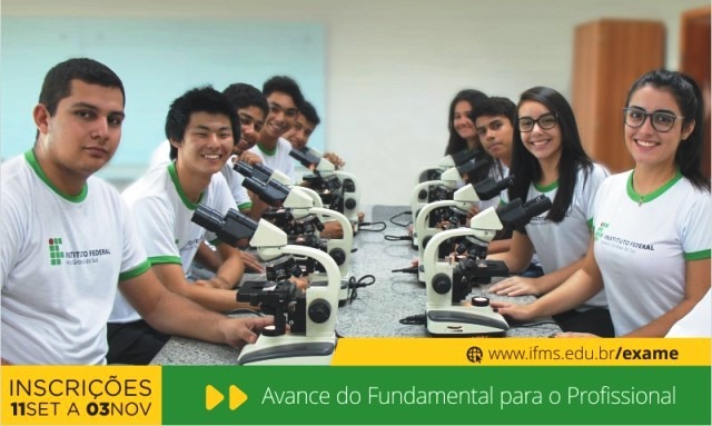IFMS abre 160 vagas para cursos técnicos no Campus de Três Lagoas