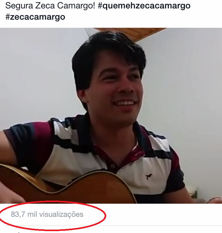 Vídeo de três-lagoense que cantou em resposta a “Zeca Camargo” bomba na internet 