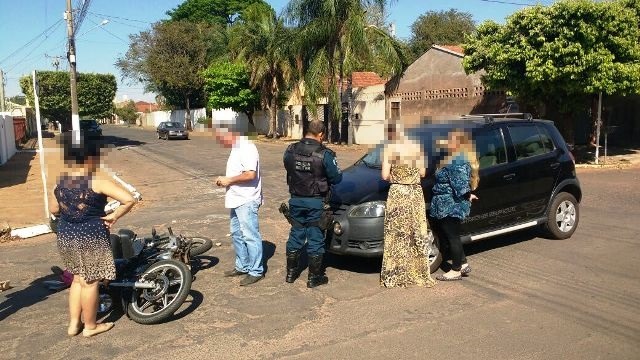 Acidente no bairro Lapa deixa motociclista ferido Acidente no bairro Lapa deixa motociclista ferido