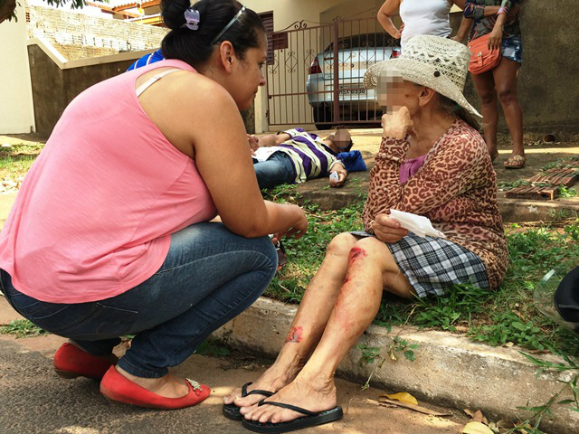 Idosa de 80 anos causa acidente no Vila Nova 