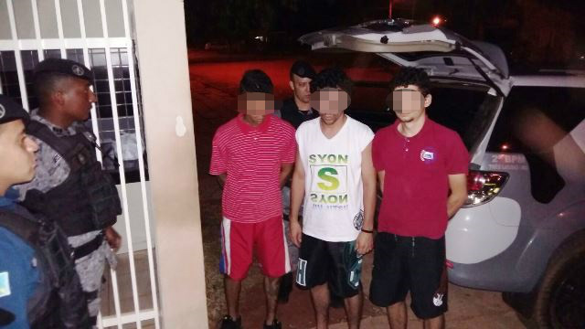 Usuários de drogas são detidos na Praça Senador Ramez Tebet 