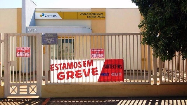 Mesmo com a paralisação 79% do efetivo dos Correios em Três Lagoas segue operando Mesmo com a paralisação 79% do efetivo dos Correios em Três Lagoas segue operando